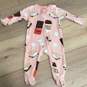 The Honest Company Pink Chocolate Treats Kids Pajamas